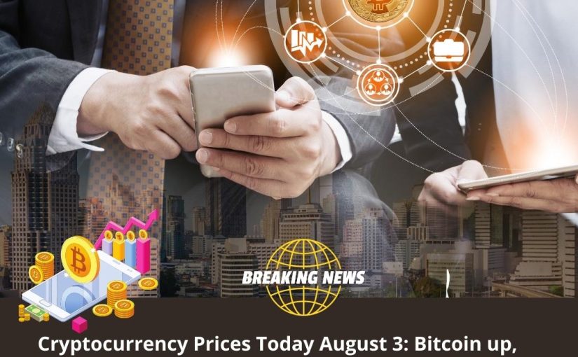 Cryptocurrency Prices Today August 3: Bitcoin Up, Polkadot Biggest Gainer Updated By WWW.TRADEMAXINDIA.COM