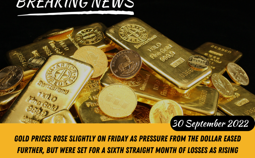 30/09/2022 Gold News Update By MoneyHeights , Get Bullion Calls & 1 Day Free Trial Visit www.moneyheights.in