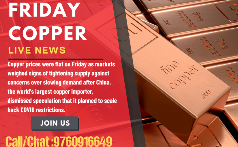 Friday Copper Live News By Pearlcommodity Join Now & Get Free Metal Calls By www.pearlcommodity.com