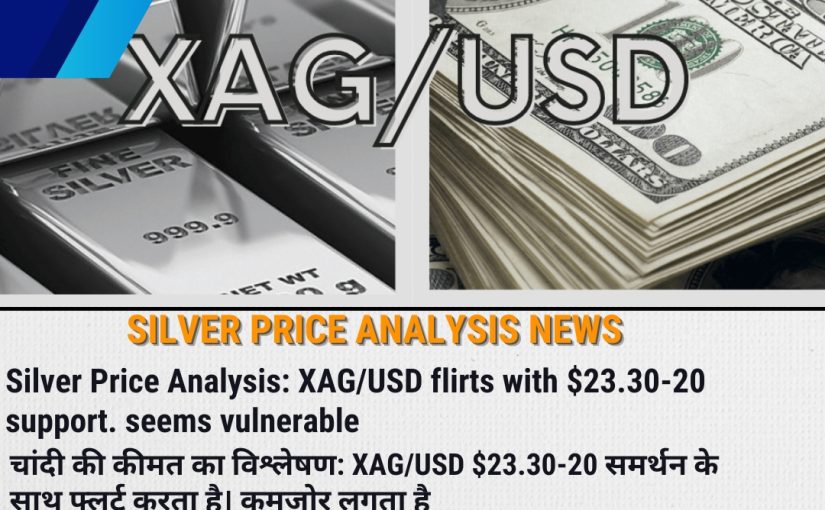 Silver Price Analysis: XAG/USD flirts with $23.30-20 support. seems vulnerable UPDATE BY www.hectorcommodity.com (CALL: 8439677004/ 8755878899)