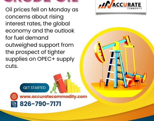 24/04/2023 Crude Oil News By Accurate Commodity Take Daily 100% Highly Accuracy Crude Oil Calls Join Fast www.accuratecommodity.com