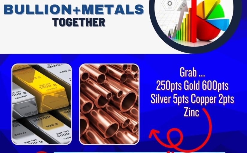 Let’s earn Bullion+Metals together with OcarComm. Book 250pts-Gold,600pts-Silver,5pts-Copper,2pts-Zinc with www.oscarcommodity.com , Call us@9690324945,9690324944