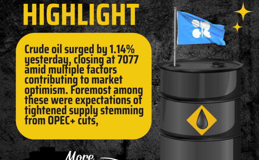03-04-2024 CRUDE OIL HIGHLIGHT BY THE COMMODITY INDIA, GET MORE INFORMATION BY WWW.THECOMMODITYINDIA.COM