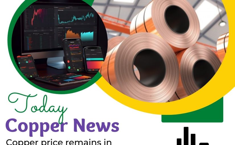 TODAY’S COPPER PRICE REMAINS IN SIDEWAYS TRADES DUE NEWS UPDATE BY www.trademaharaja.in