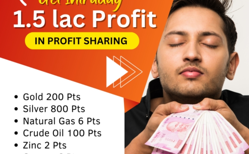 GET INTRADAY 1.5 LAC PROFIT IN PROFIT SHARING WITH WWW.TRADINGPOINT.IN