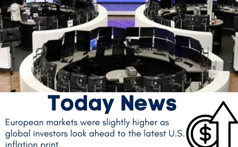 TODAY’S EUROPEAN MARKETS WERE SLIGHTLY HIGHER NEWS UPDATE BY www.navyacommodity.com