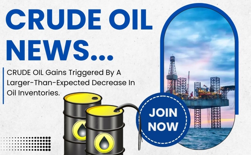 LIVE CRUDEOIL GAINS TRIGGERED BY A LARGER-THAN-EXPECTED NEWS UPDATE BY www.shreeprofit.in